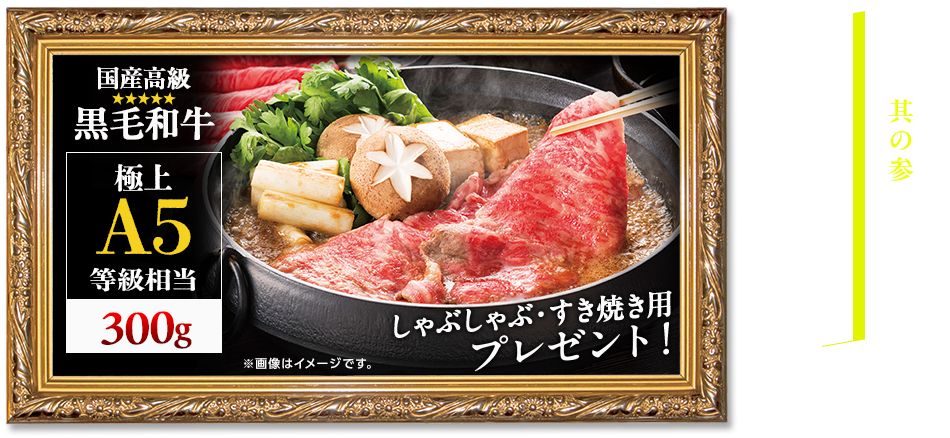国産高級黒毛和牛プレゼントキャンペーン